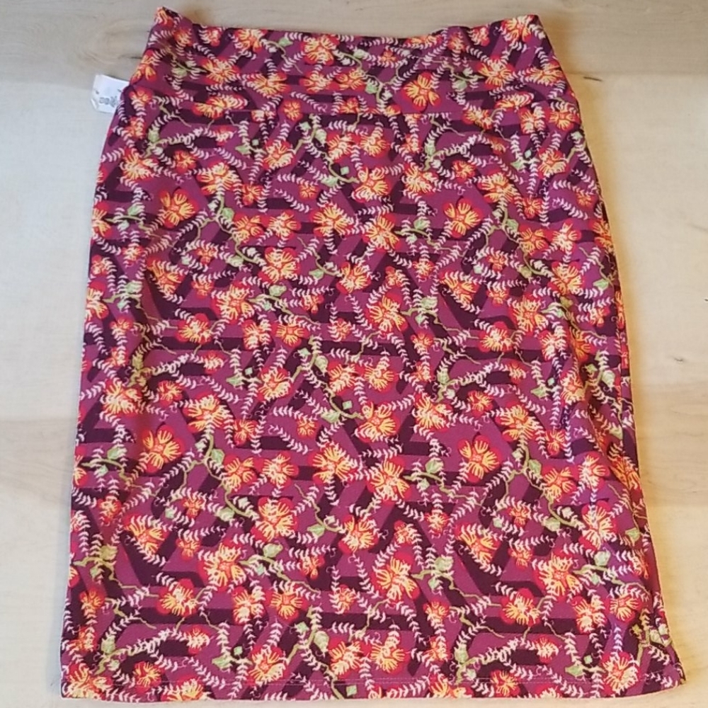 NWOT Cassie skirt Size XL floral pattern